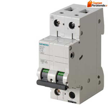 Siemens 5SL6506-7 2x06 Amper 6kA C Tipi Otomatik Sigorta